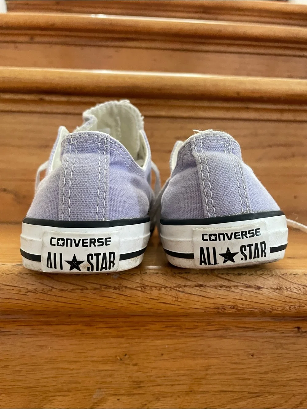Converse Kids Low Top Canvas Sneakers - Lavender & Rainbow Tie-Dye